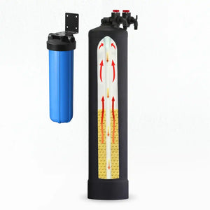 SoftPro Whole House Chlorine+ & Fluoride Filter (Catalytic + Bone Char Carbon Filter)