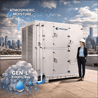 Discover GEN-L Watergen GEN-L Large Scale Air to Water Generator (Up to 6,000 L/day, AWG)