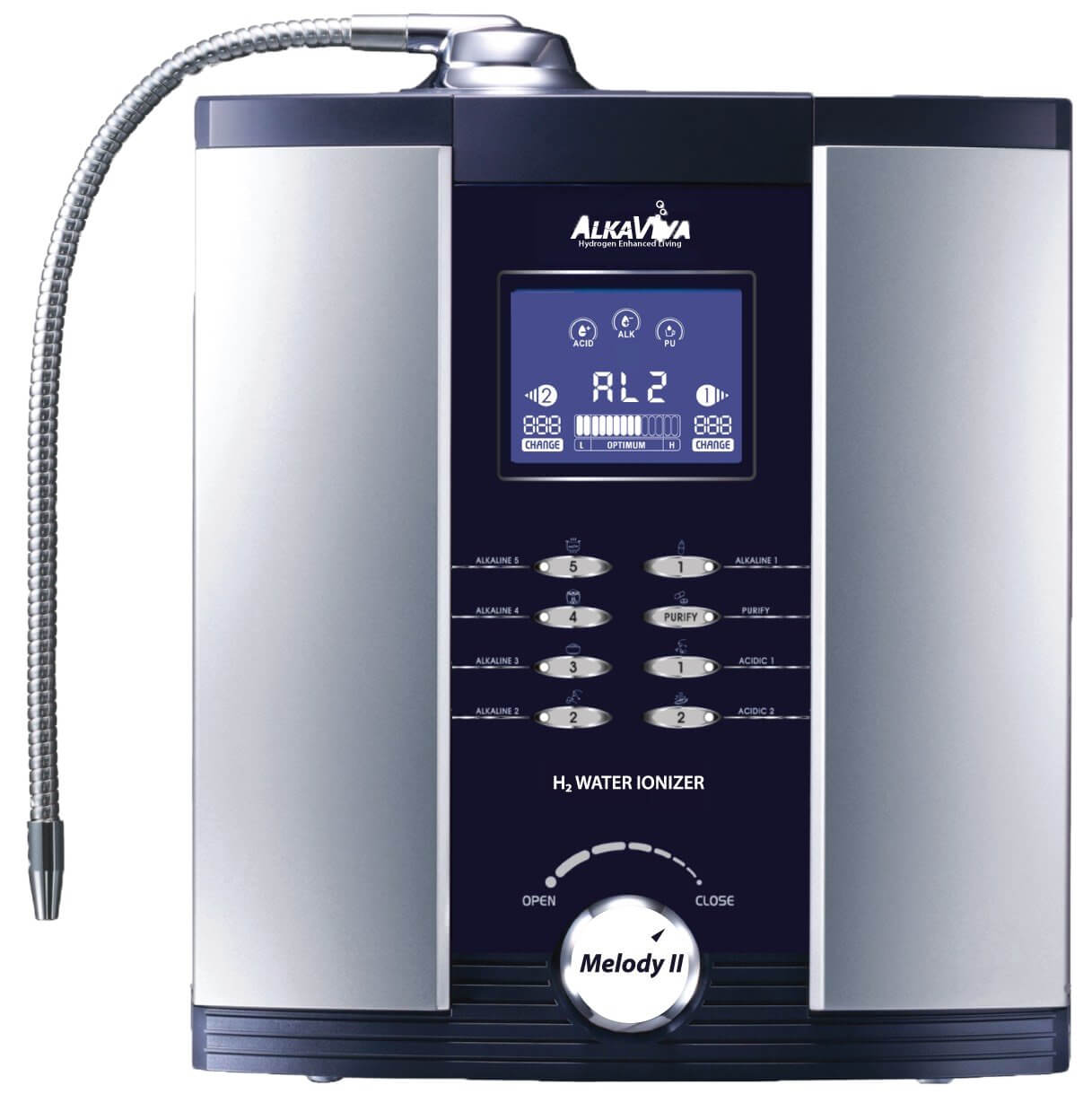 AlkaViva Water Ionizer Machines (Vesta H2, Delphi H2, Athena H2, Melody II) - Quality Water Treatment