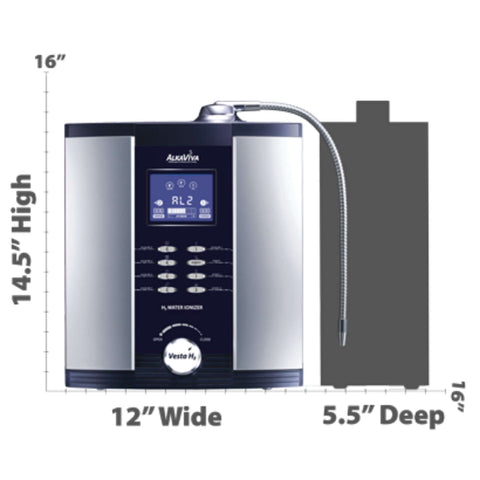 AlkaViva Water Ionizer Machines (Vesta H2, Delphi H2, Athena H2, Melody II) - Quality Water Treatment