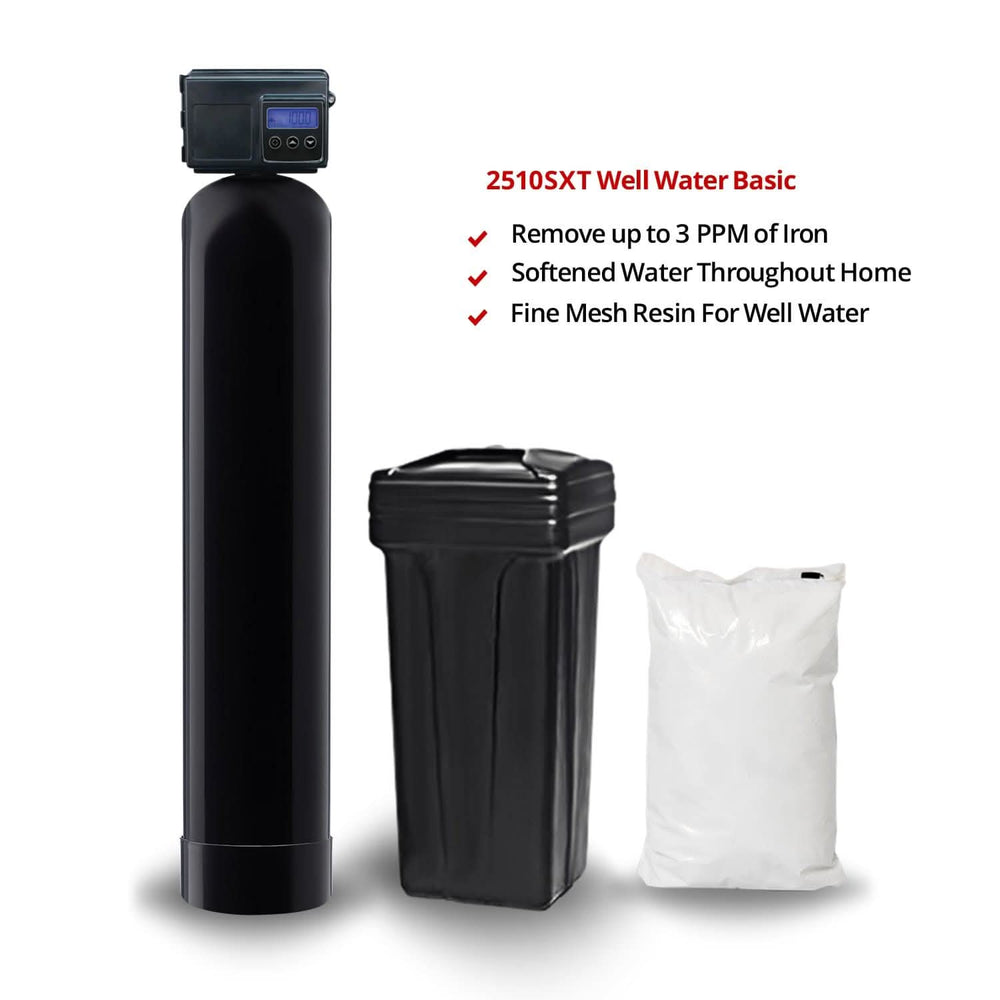 Water Softener Fleck 2510SXT Water Softener System for Well Water (2510 SXT)