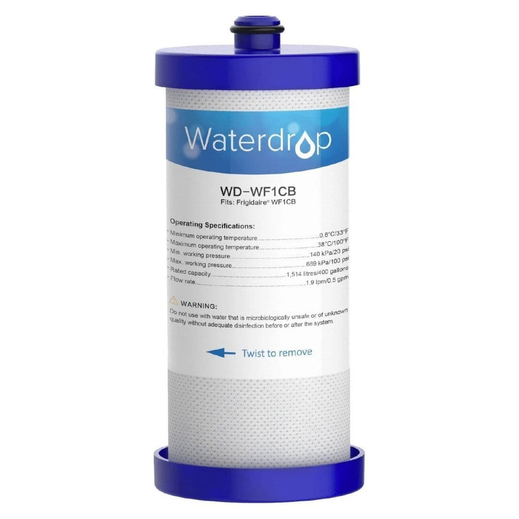 Waterdrop 6-Month Push-In Refrigerator Water Filter 3-Pack in the