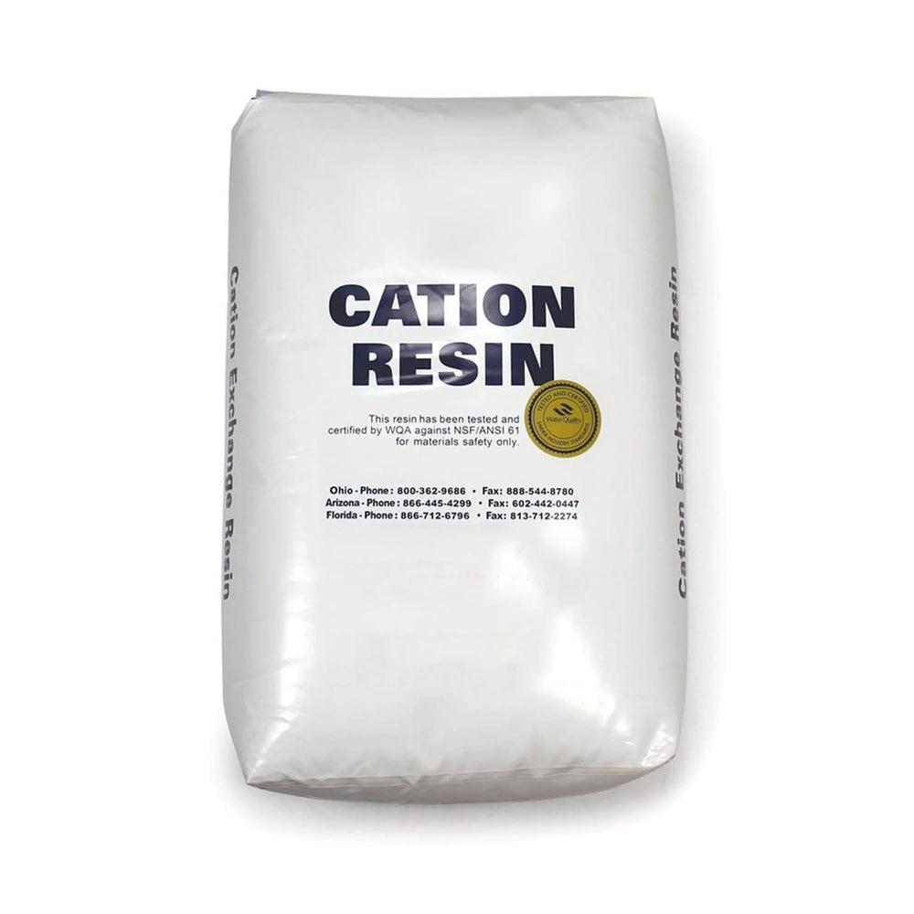 Replacement Media Resin - 8% High Capacity Cation Crosslinked Resin
