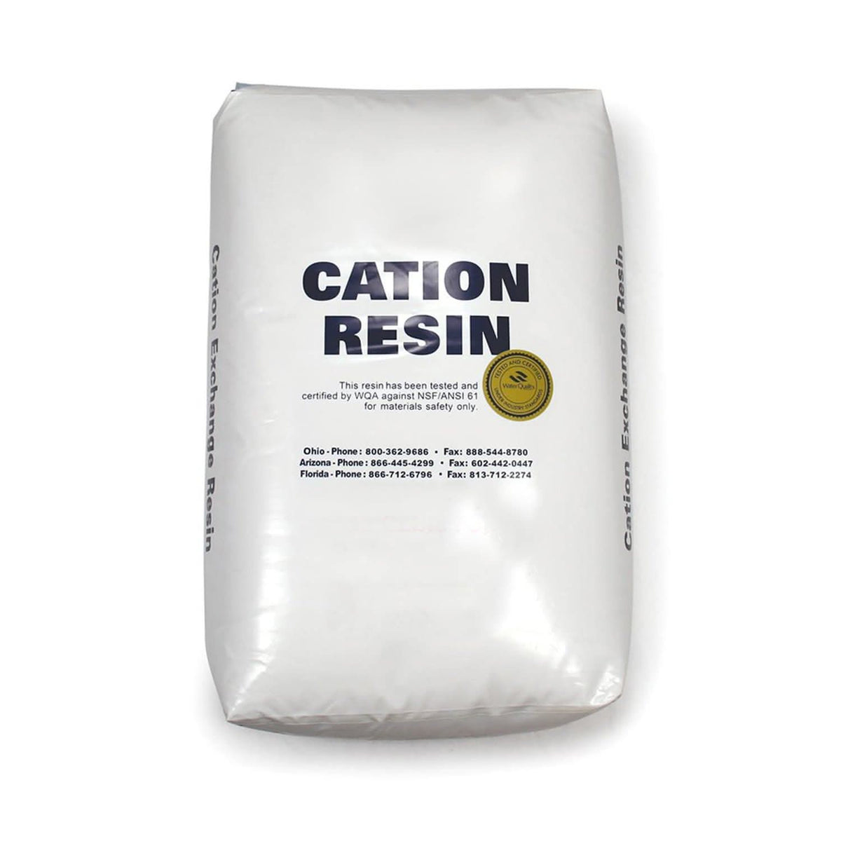 Replacement Media Resin - 8% High Capacity Cation Crosslinked Resin